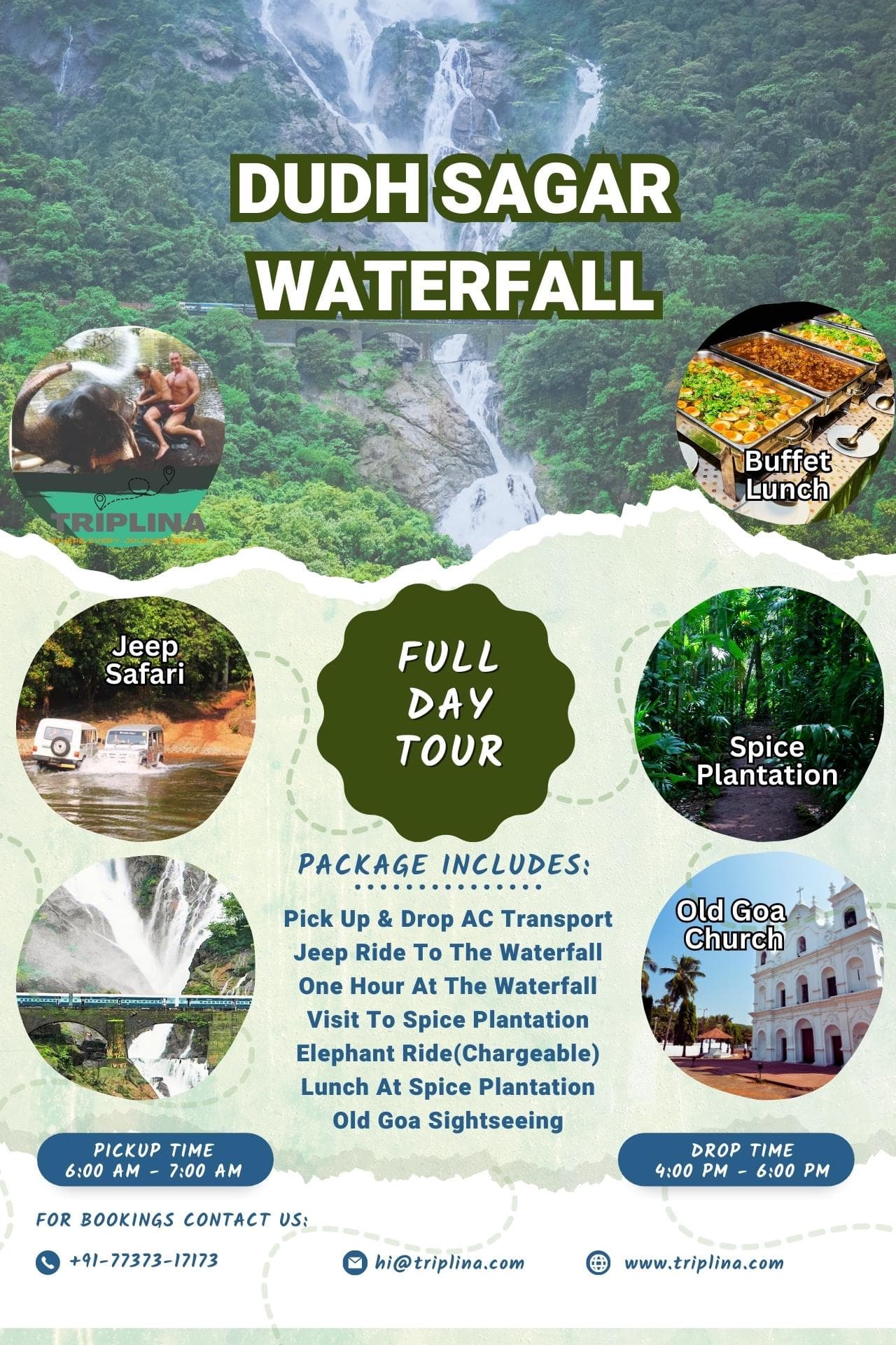 Adventurous Jeep Safari Day Trip To Dudhsagar Falls