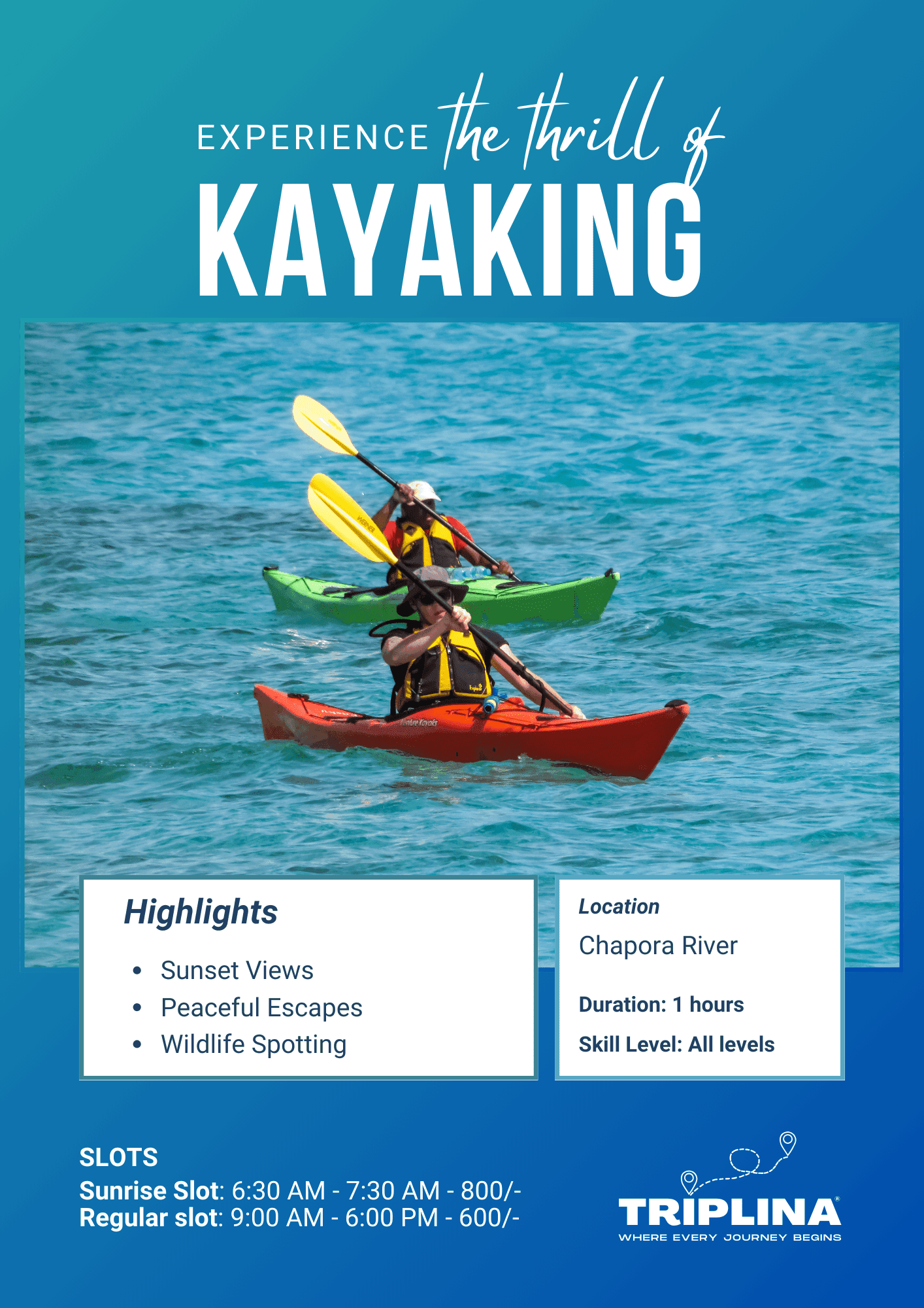 Kayaking in Goa